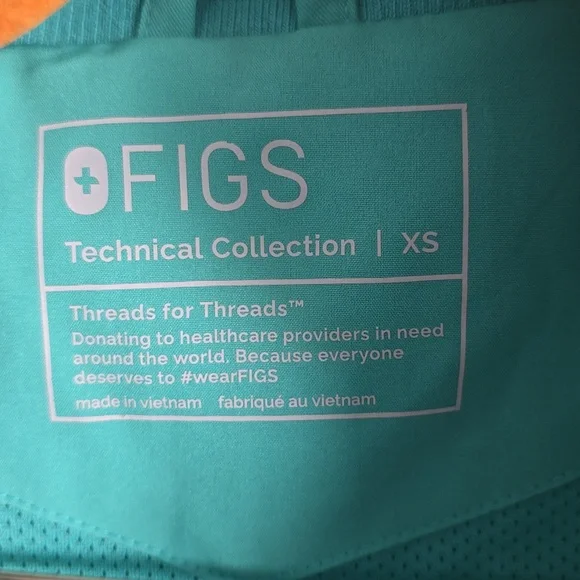 Figs Aqua Technical Collection Jacket and Pants Size XS - Picture 2 of 12